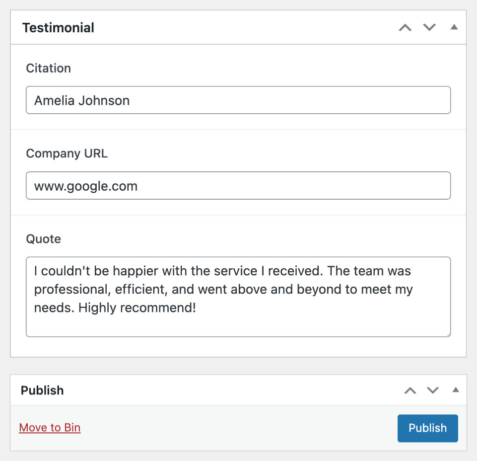 WordPress custom posts and custom fields